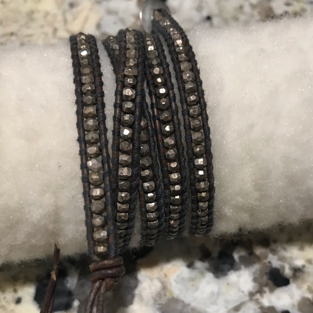 LOWEST PRICE Metal beaded Chan Luu wrap bracelet